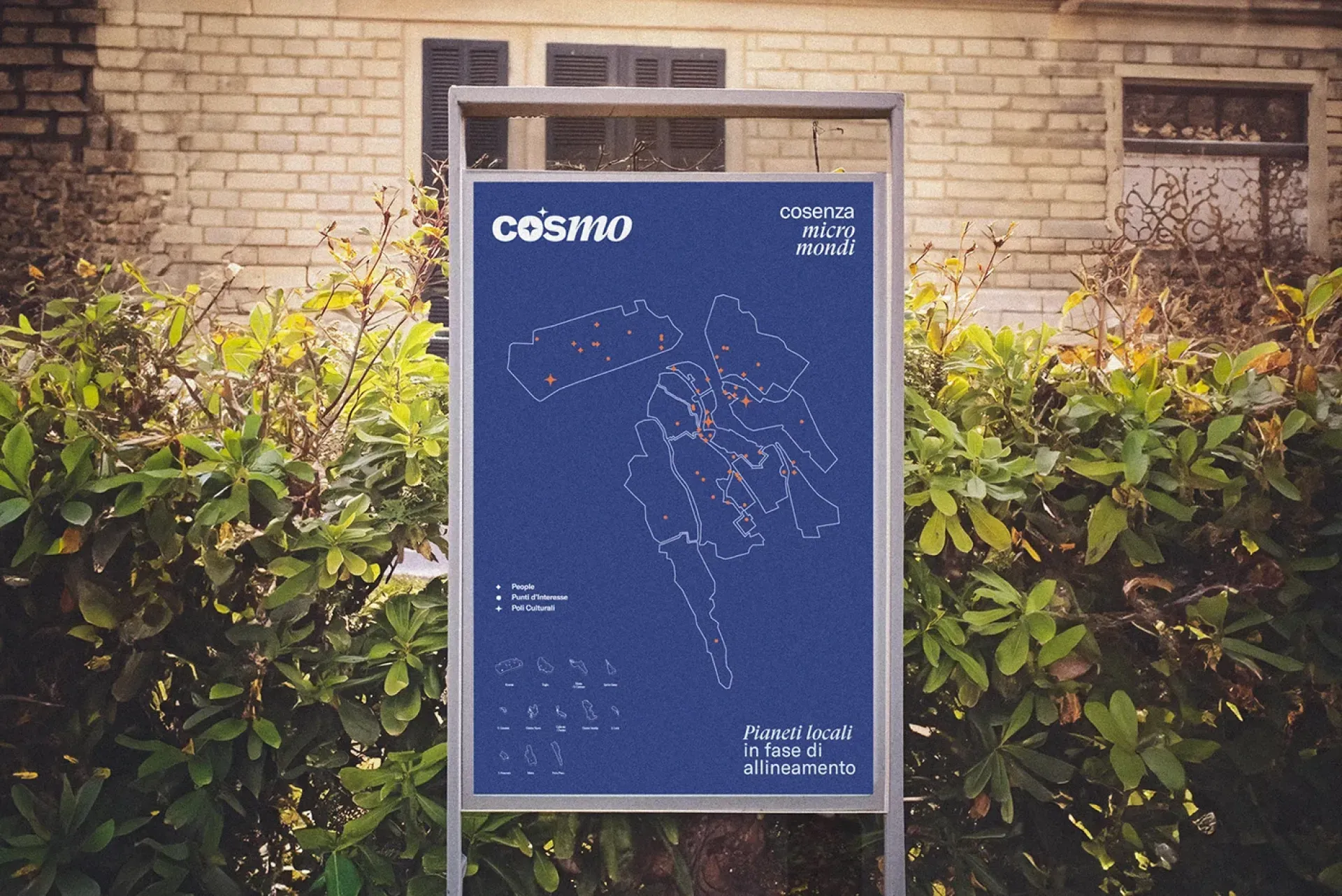 Cosmo - Wayfinding design / Progettazione segnaletica