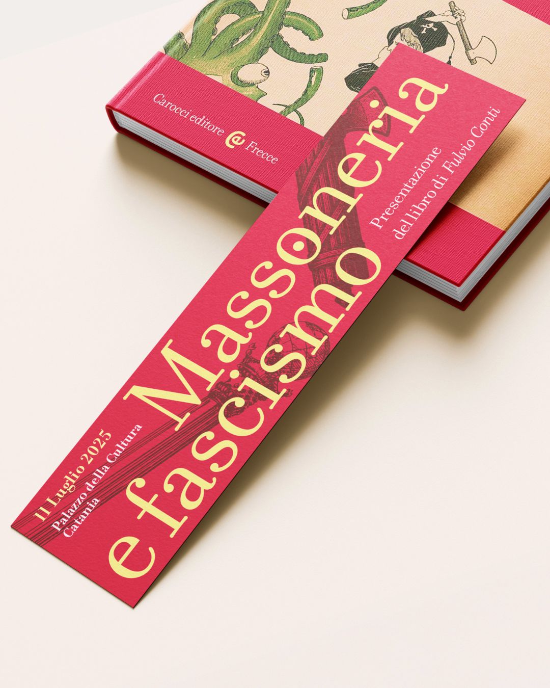 Massoneria e Fascismo bookmark design