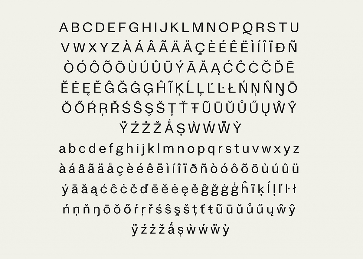 Stelvio Grotesk - Letters